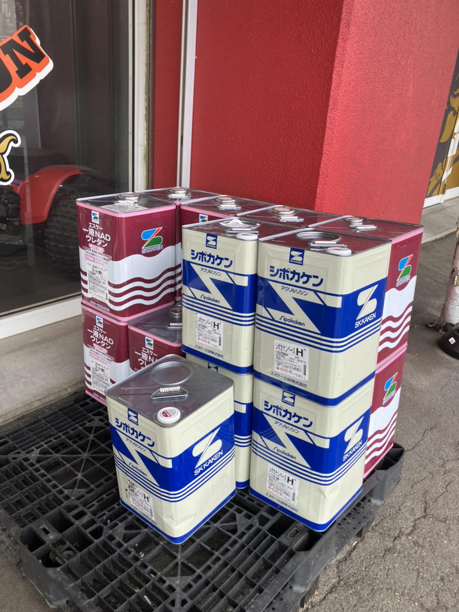 塗料界の無双軍団　本日の買取レポート