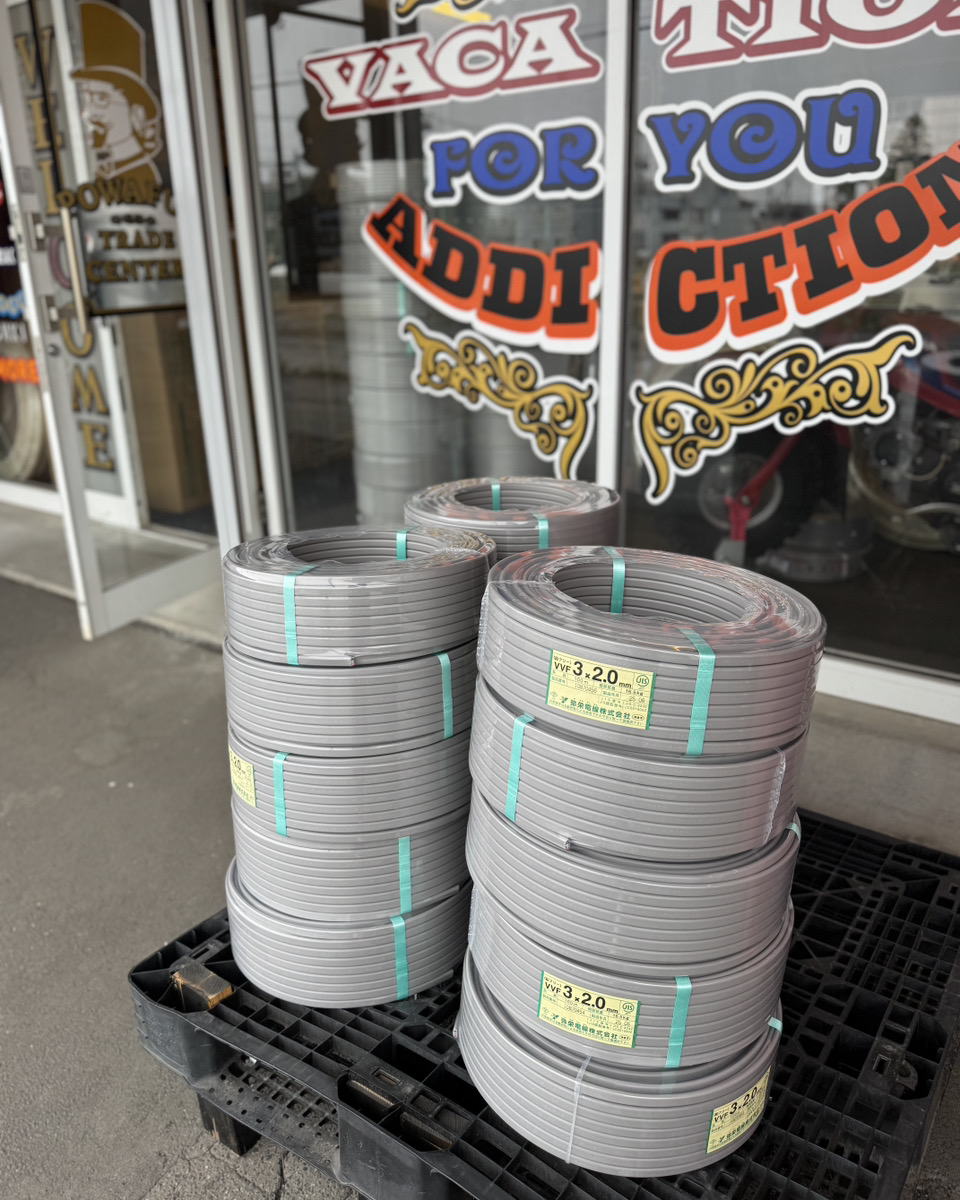 弥栄電線 3×2.0 15巻 一撃入荷　本日の買取レポート