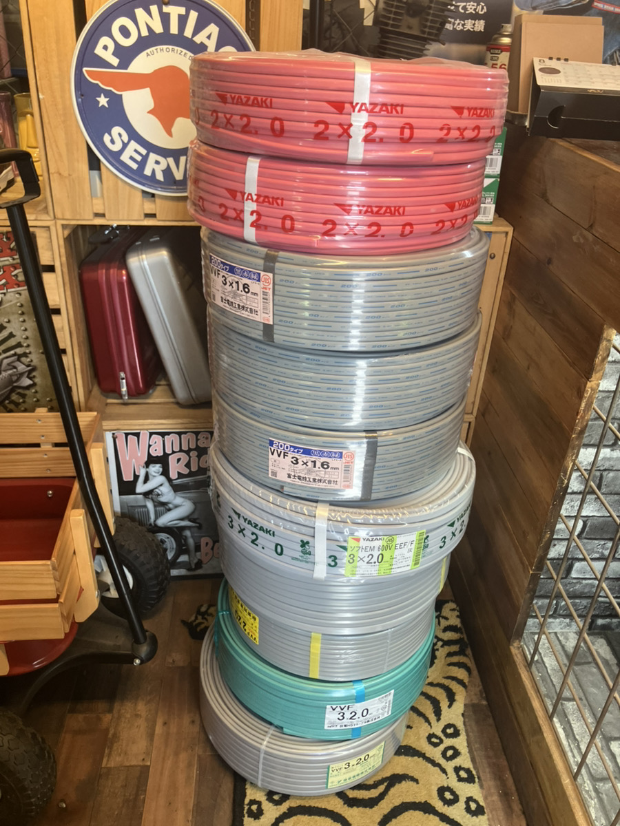 VVFケーブル メーカーMIXは大歓迎 本日の買取レポート