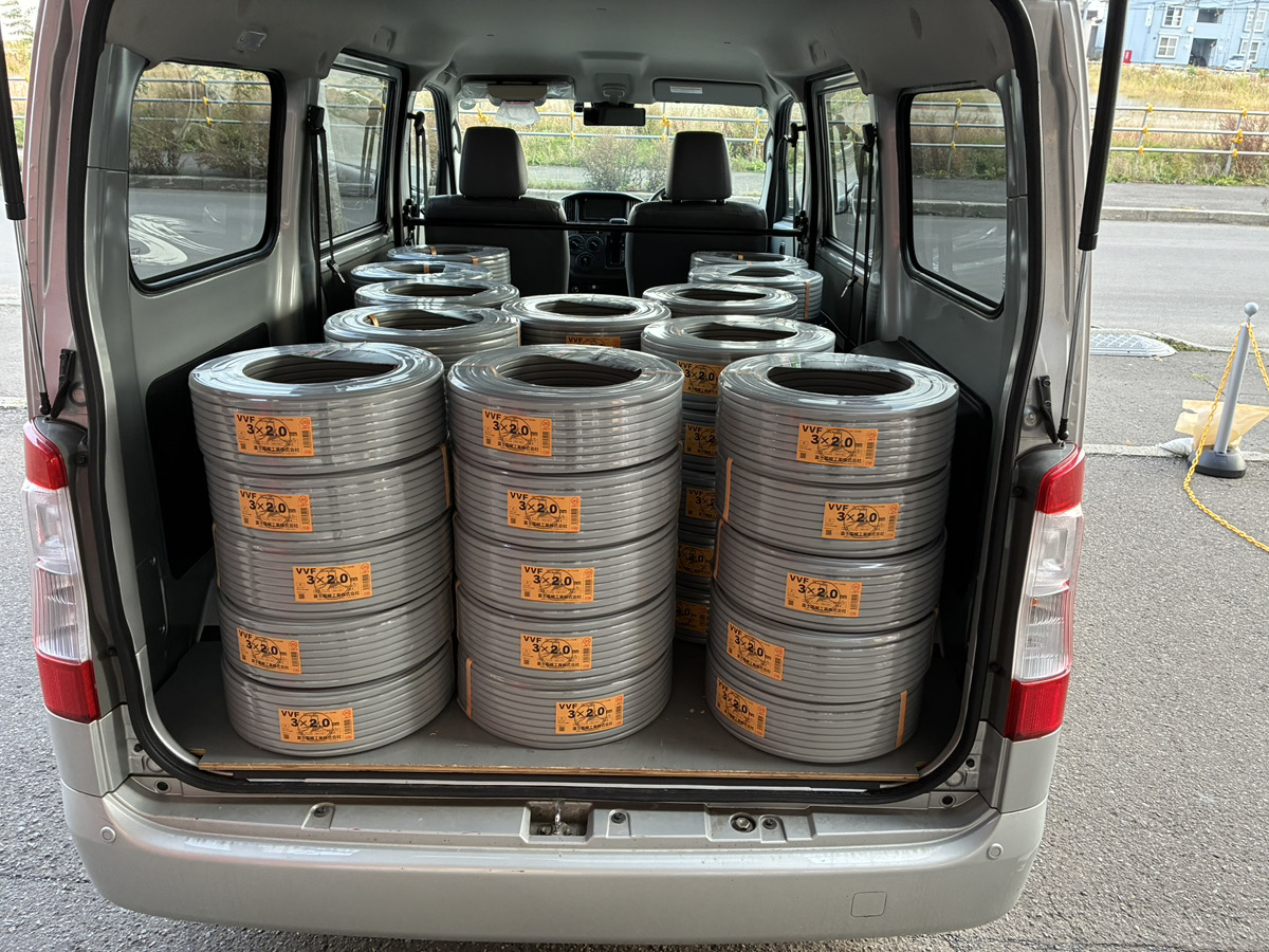 買取件数上昇中　富士VVFケーブル　本日の買取レポート