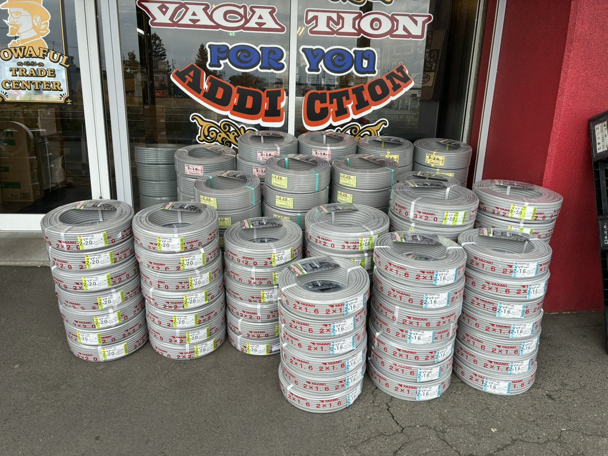 各メーカー　VVFケーブル　コニシ ボンド G9000　本日の買取レポート