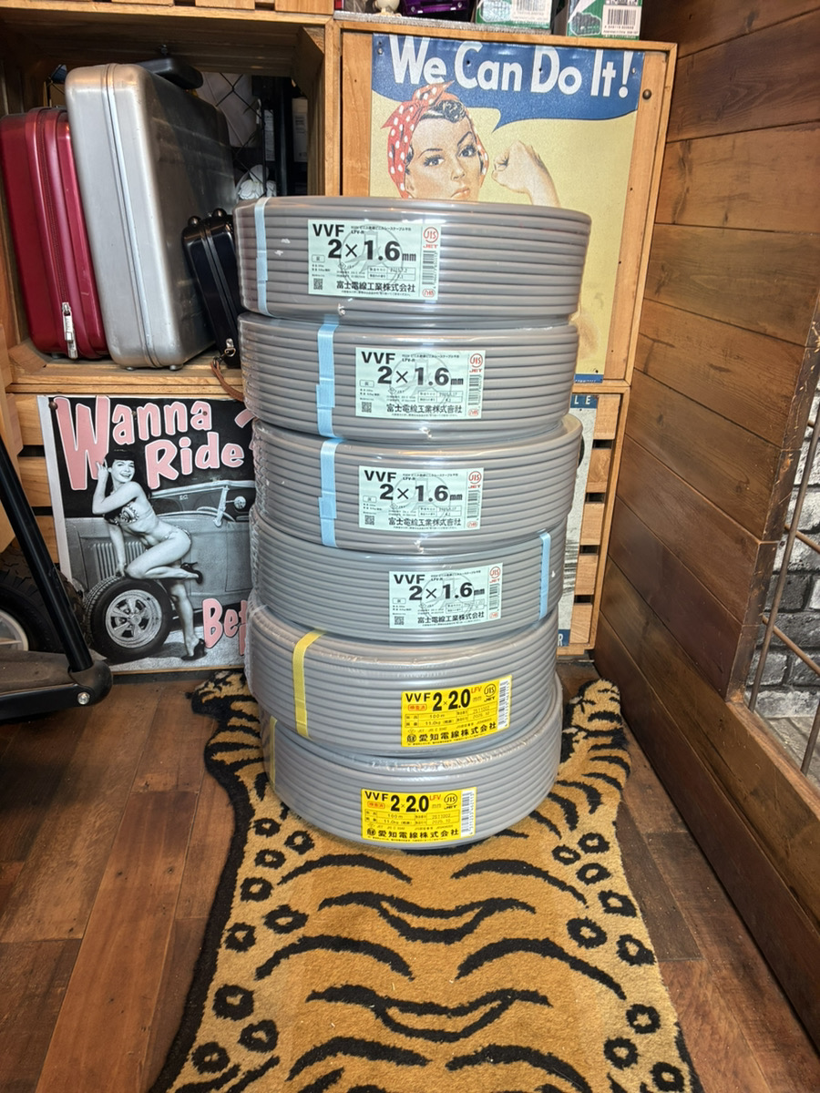 VVFケーブルと一緒に中古の電動工具も　本日の買取レポート